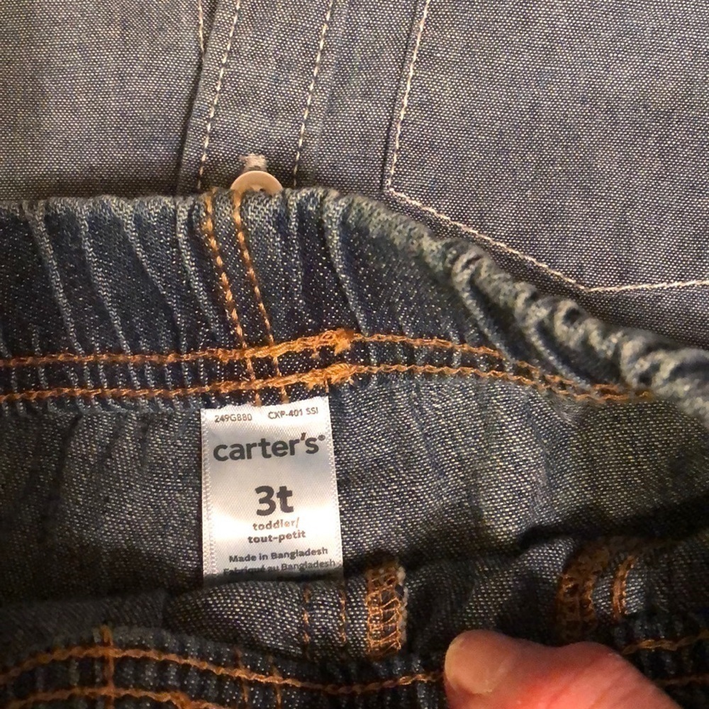 Carters 3T (new)chambray shirt and denim pants - Picture 5 of 5